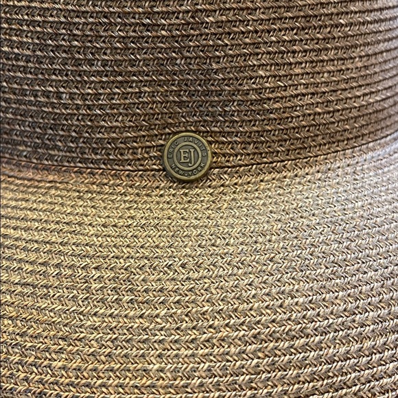 Eric Javits Elegant Tan Wide-Brim Hat excellent Like New main image 6